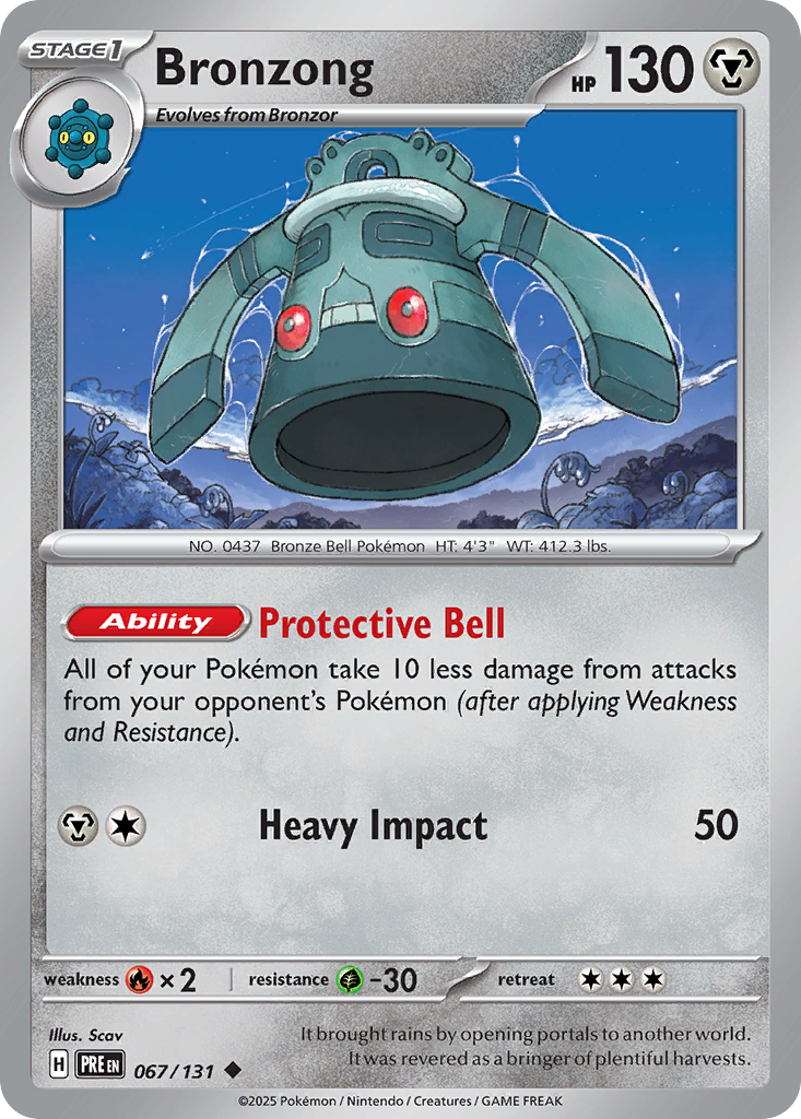 Prismatic Evolutions Bronzong #067/131